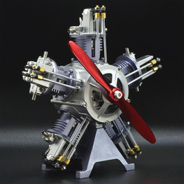5-Cylinder Radial Engine 01